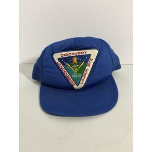 VTG 80's NASA STS-61-B Mission Space Shuttle Snapback Mesh Trucker Hat Cap